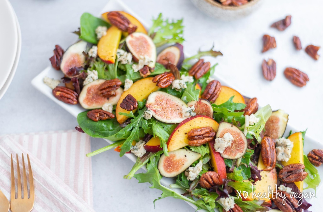 Healthy-Vegan-Fig-Peach-Salad-1