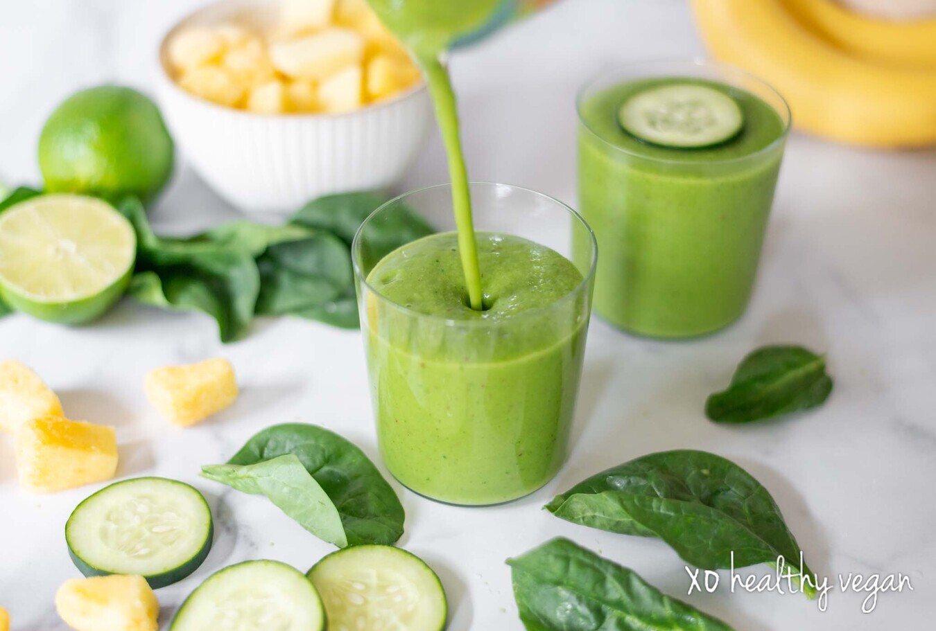 Healthy-Vegan-Feel-Good-Green Smoothie-2