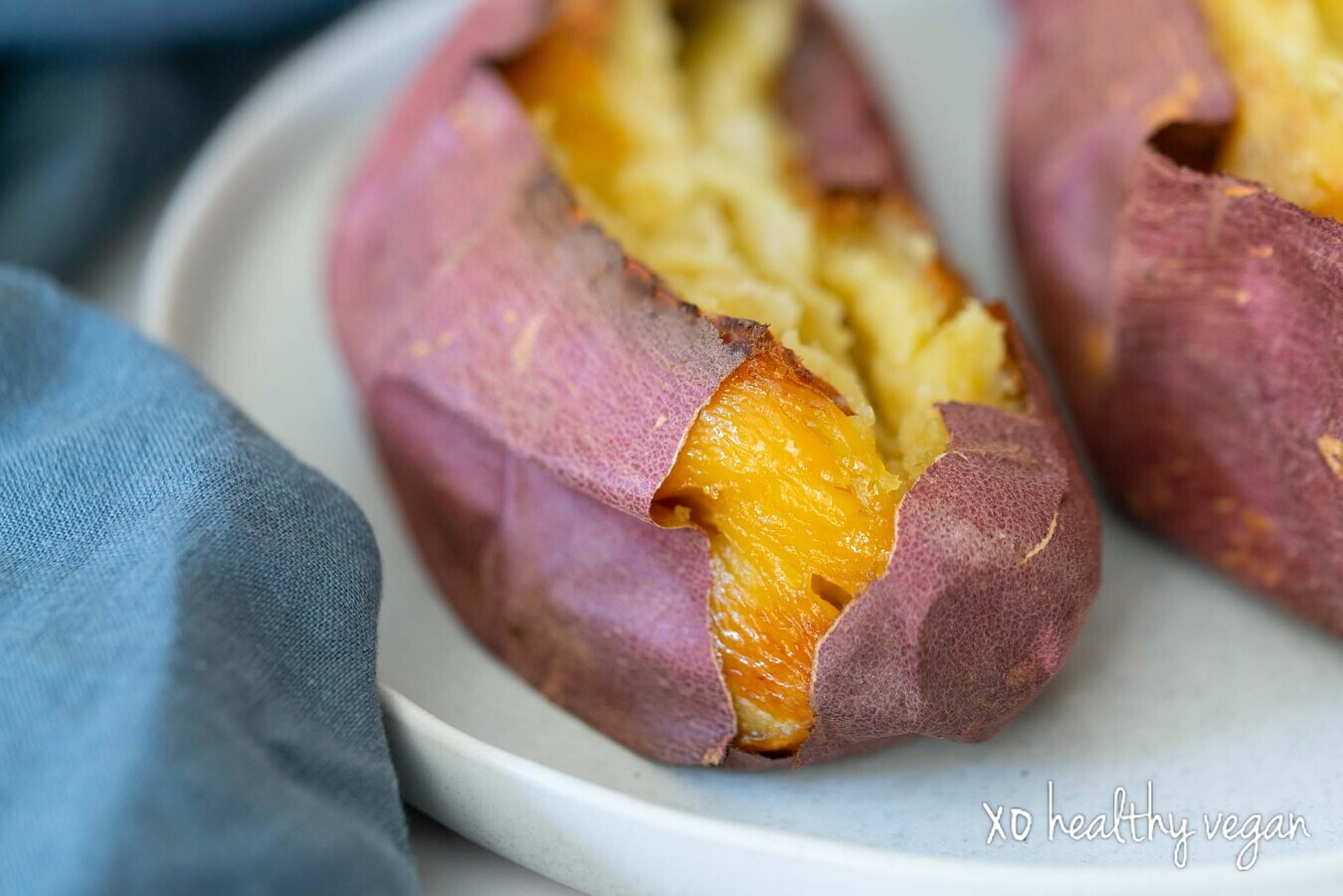 The Perfect Roasted Japanese Sweet Potato :: Healthy Vegan with Colleen ...