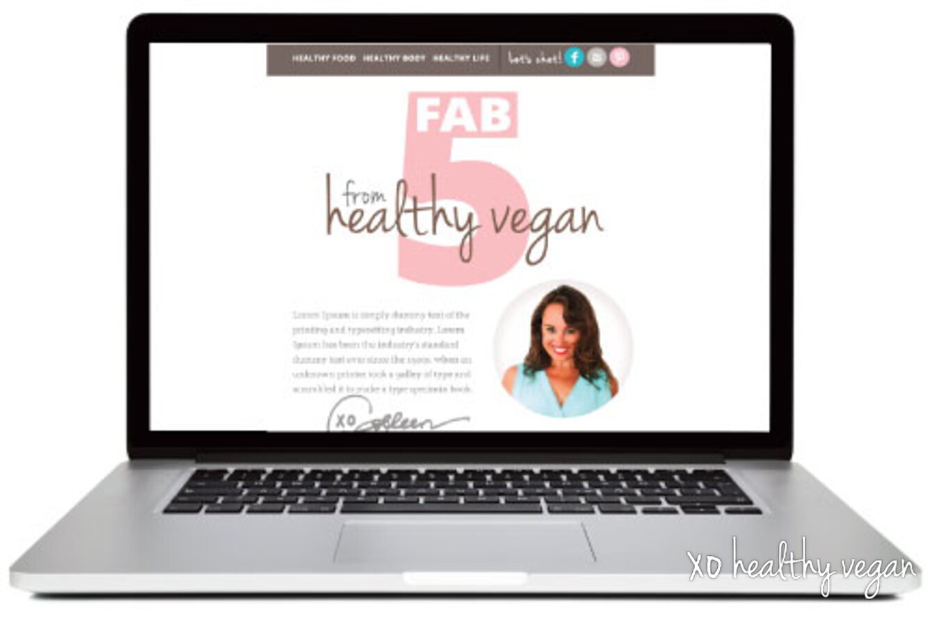 HealthyVegan.Laptop